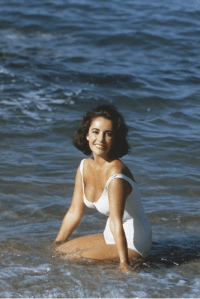 Elizabeth Taylor Suddenly Las Summer white swimsuit Elizabeth Taylor Suddenly Las Summer white swimsuit